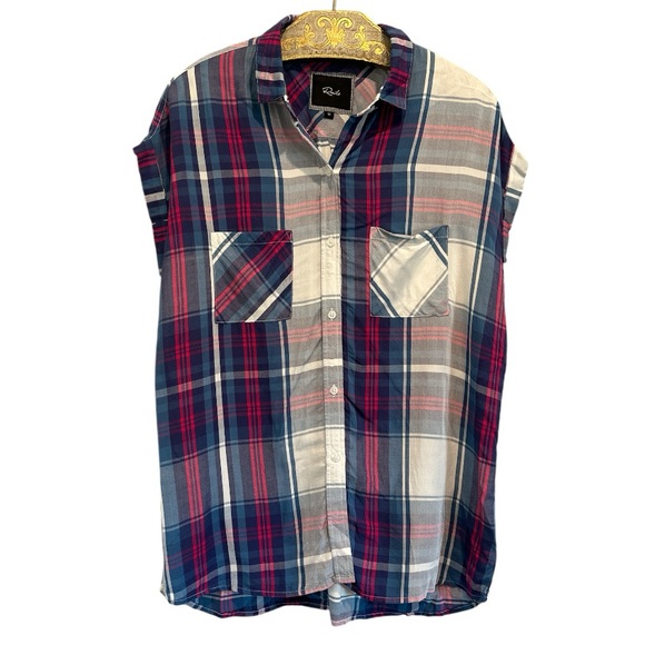 RAILS BRITT SHORT SLEEVE BUTTON UP - Picture 1 of 6